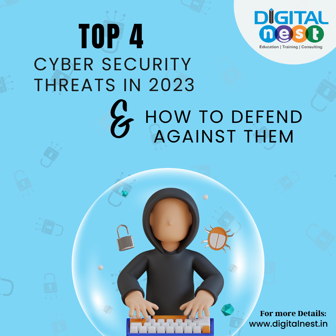 Top 4 Cyber Security Threats in 2023 & Their Defences - Digital Nest Blog