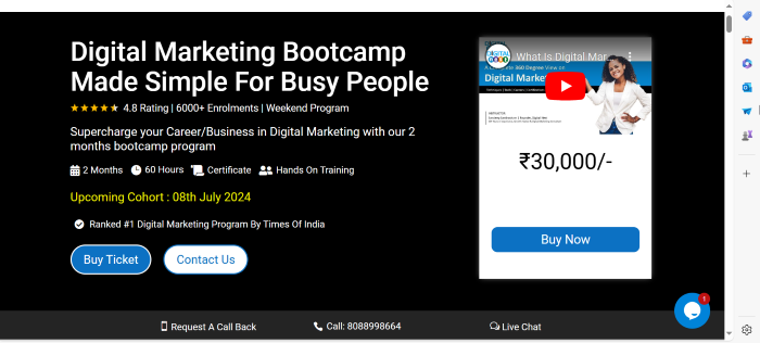 Join the Digital Marketing Bootcamp course at Digital Nest